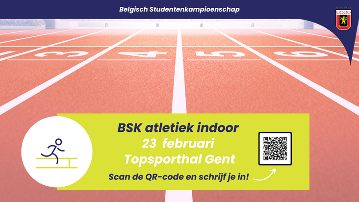 Belgisch studentenkampioenschap indoor februari 2024