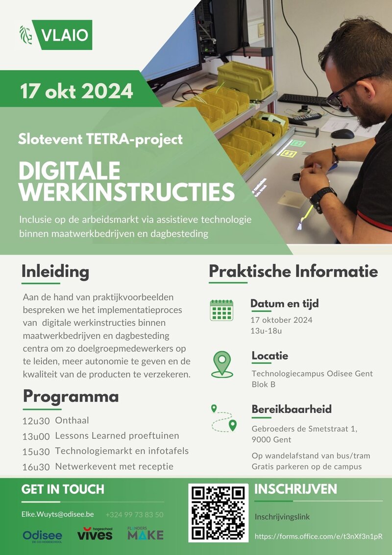 Digitale werkinstructies TETRA flyer